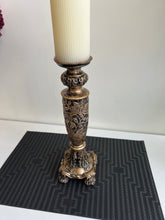 Antique Gold Candle Stand 010