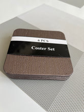 Leatherite Tea Coaster Square 002