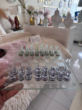 Chess and Checker With Glass Board