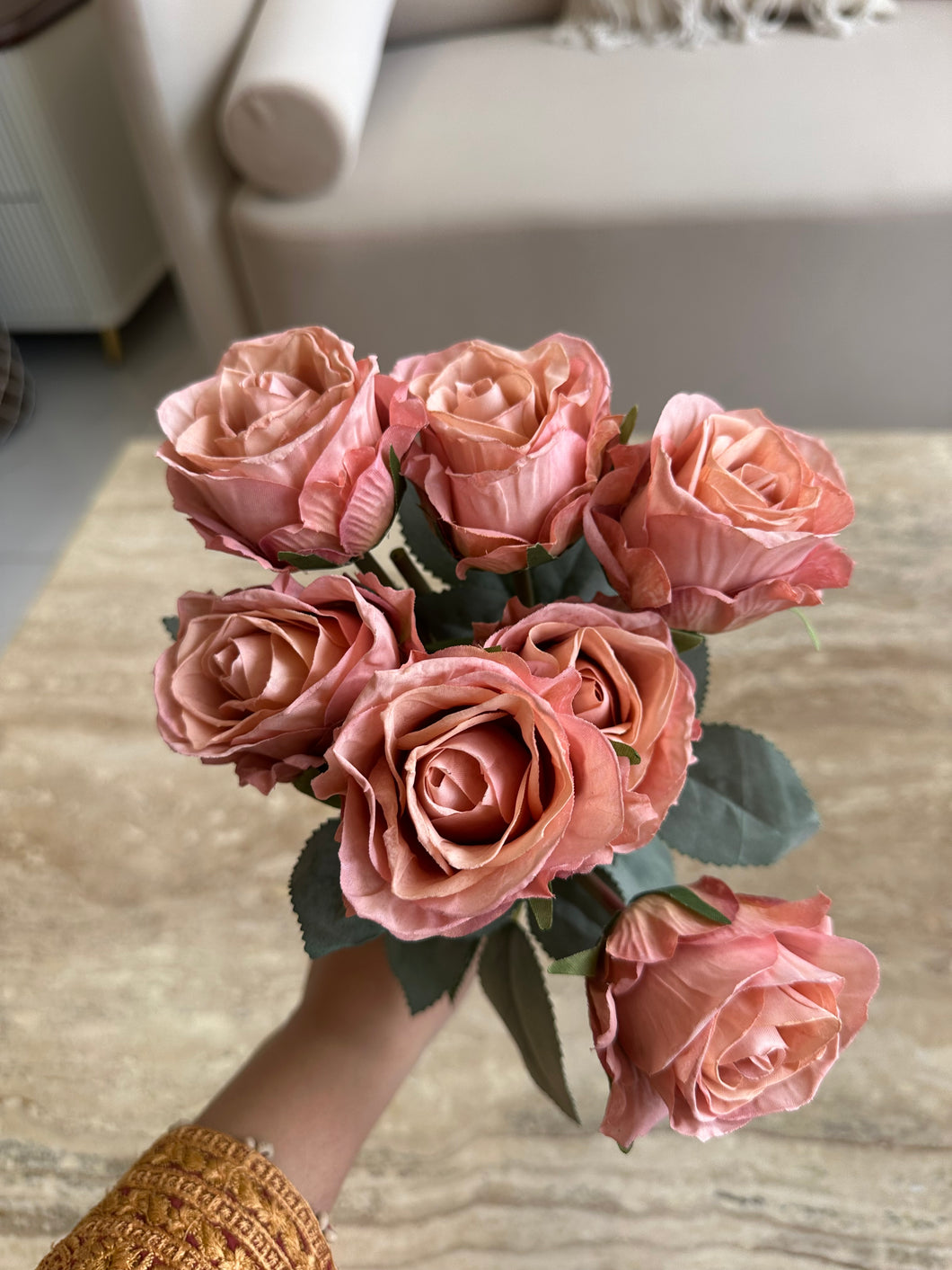 Rose Bunch Peach