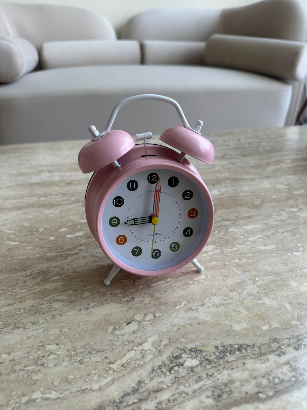 Pink Alarm Clock 002