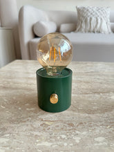 Antique filament lamp dark green