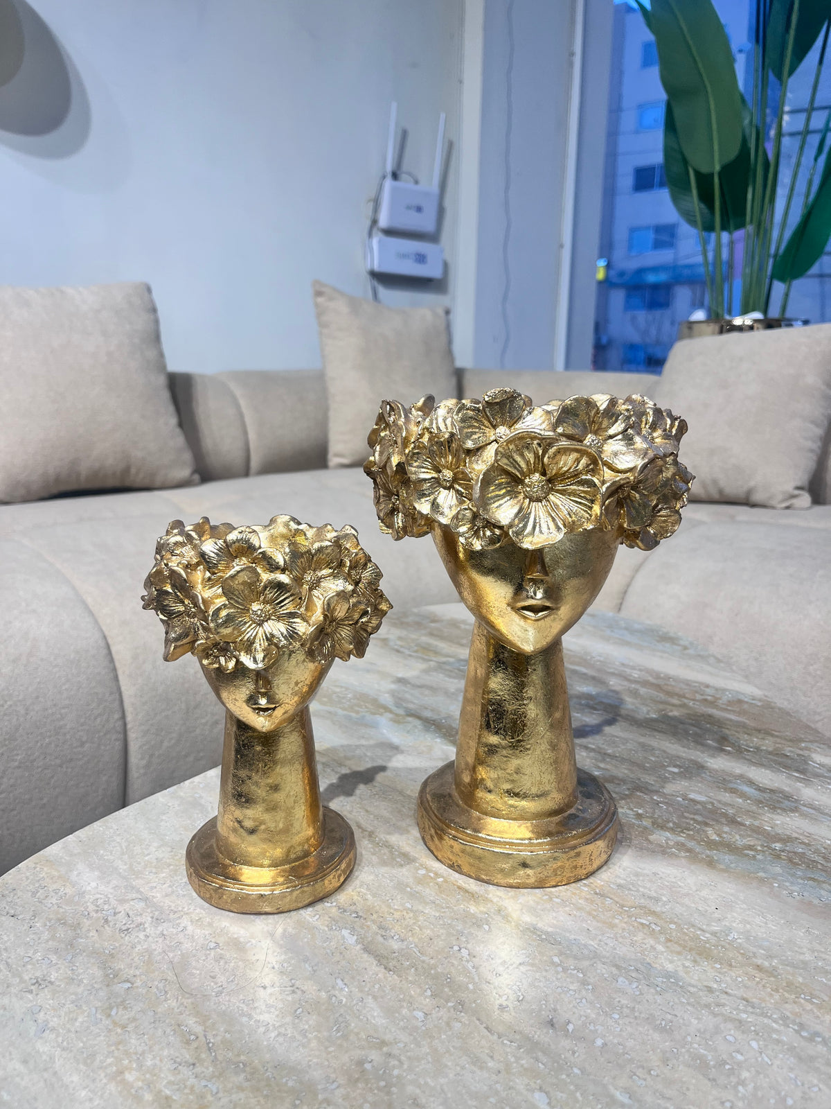 Gold Baby small and big doll