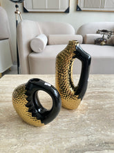 Lustre Vase set Black
