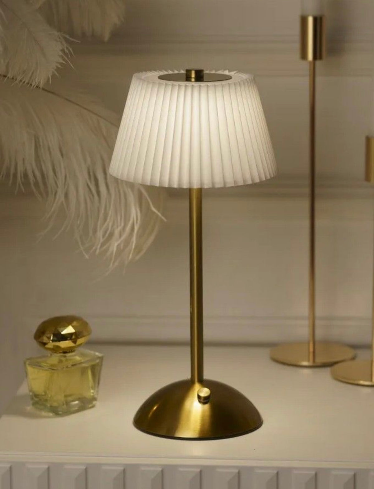 White Led Rechargeable lamp 03