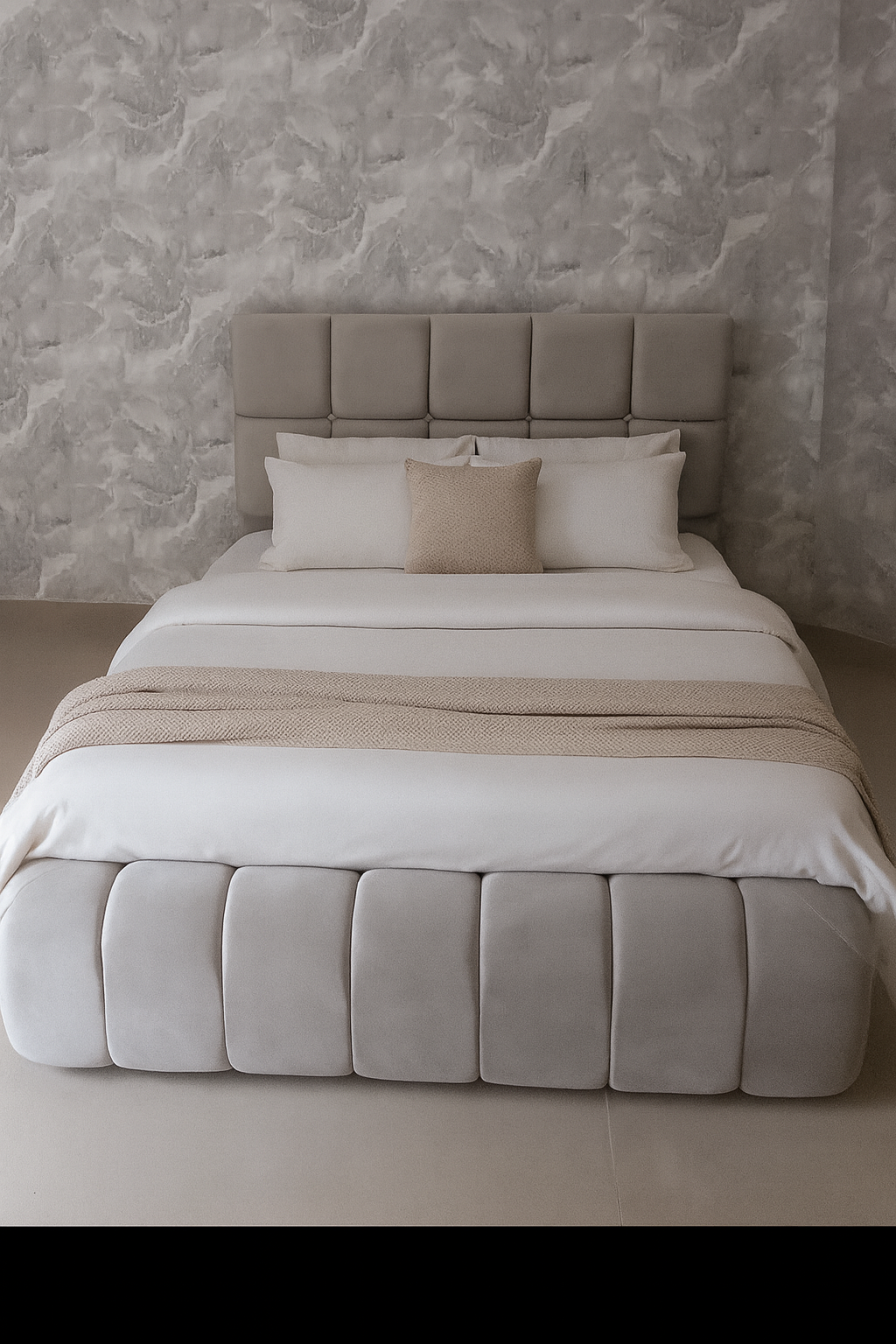 Grey Glory Bed Single