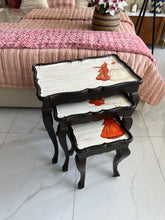 Sufi nesting table set of 3