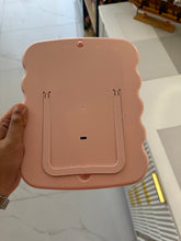 Irregular mirror small pink 02