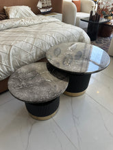 Marble Texture Paris Coffee table set of 2