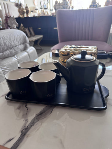 Black tea set 4 Person 002