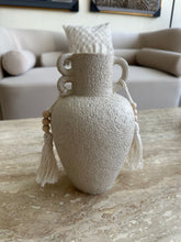 Artisan Vase with Tassels