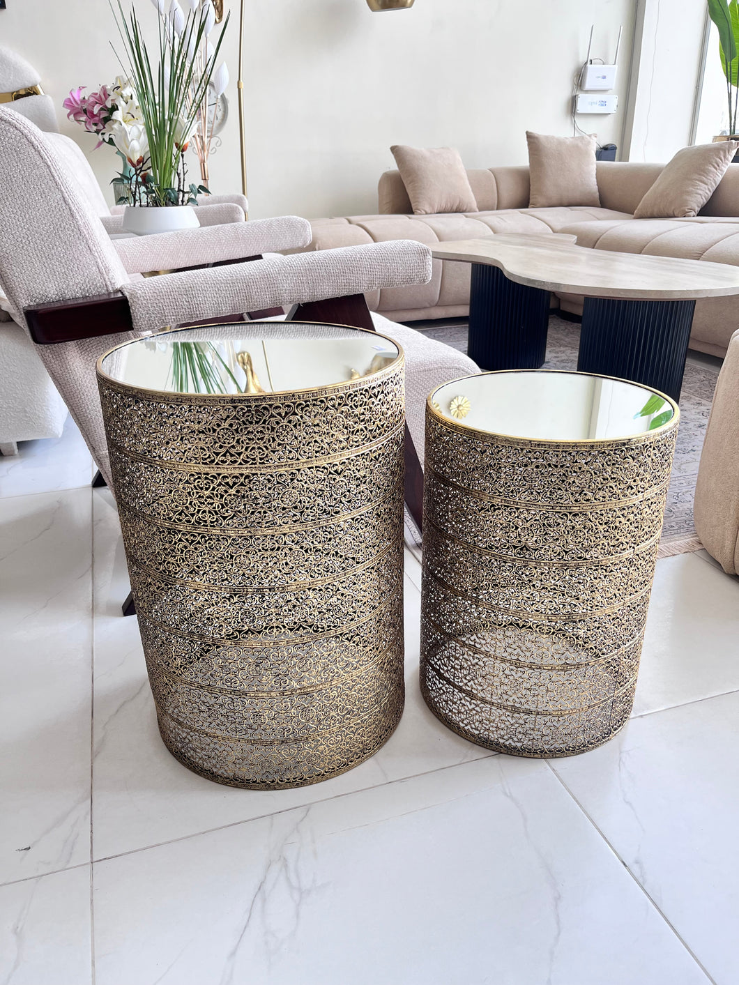 Antique Nesting Table