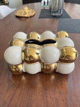 Gold & White jewel Tissue box 04