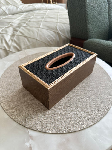 Wooden Tissue box 08