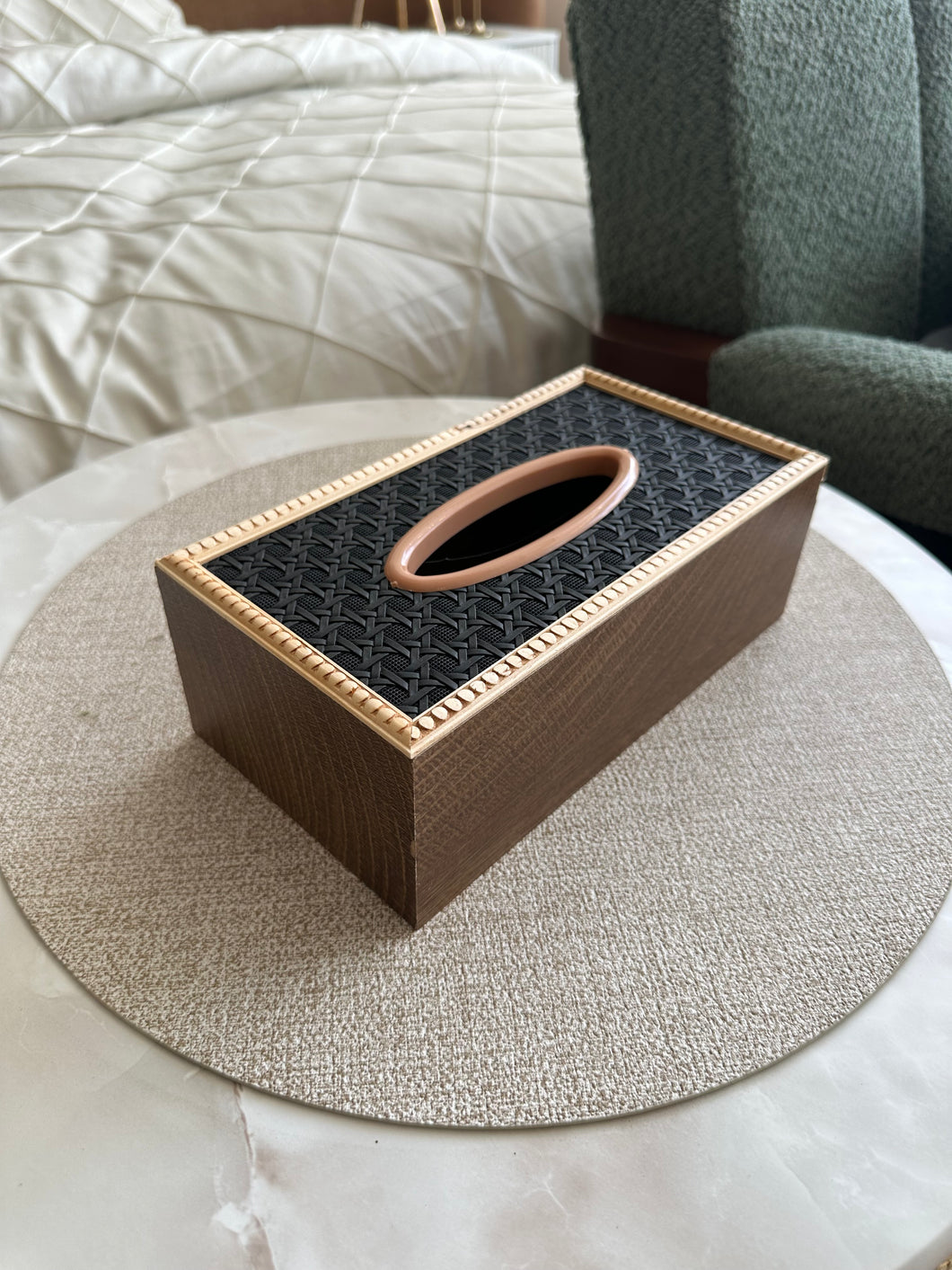 Wooden Tissue box 08
