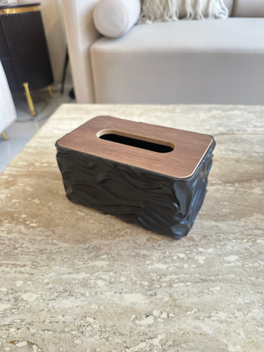 Black Illusion Tissue box SS16
