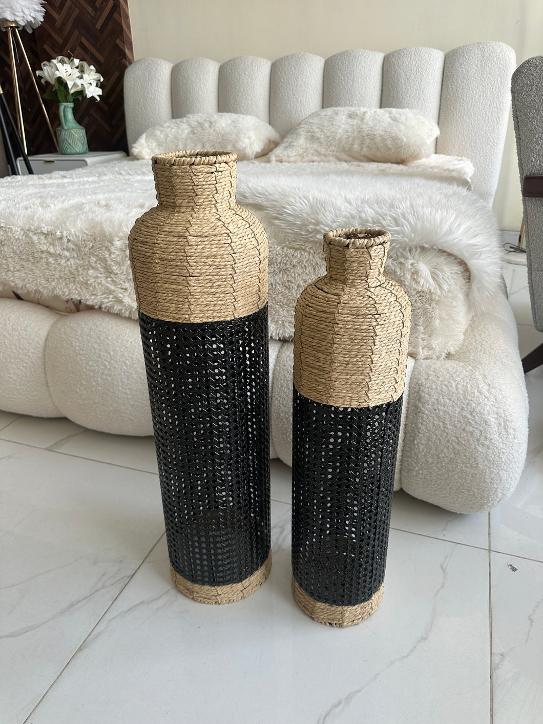 Rattan Floor Vase 04