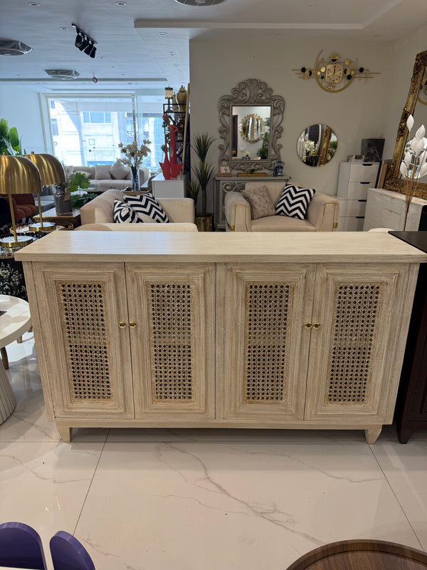 White cane Side Board