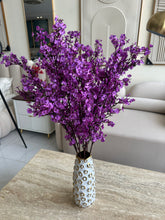 Faux Eucalyptus Spray Purple