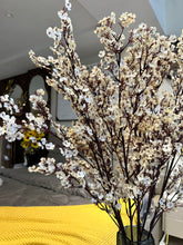 Faux Eucalyptus Spray Off White