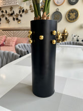 Black Metal Vase 03