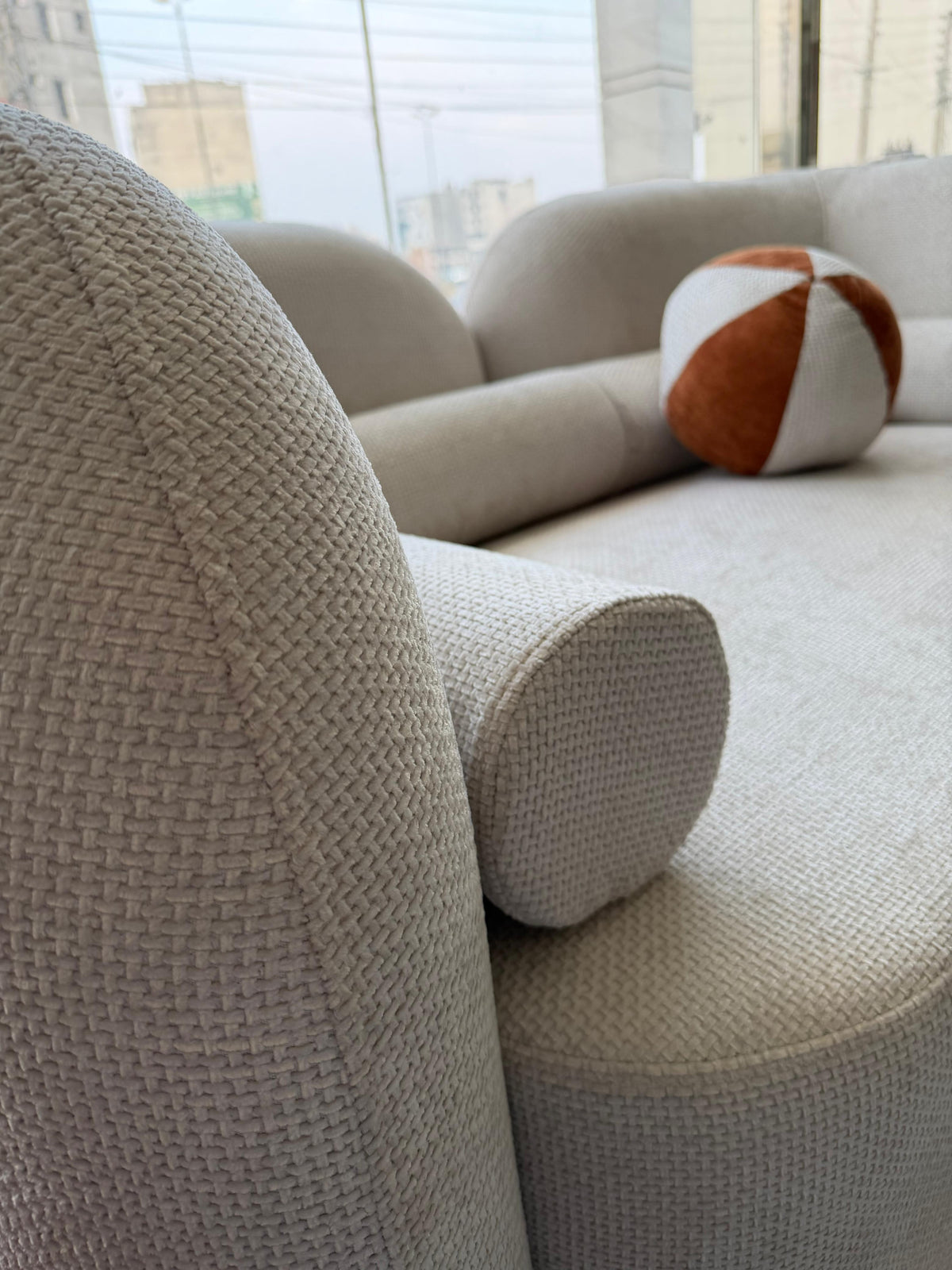 Rust Luxe Sofa