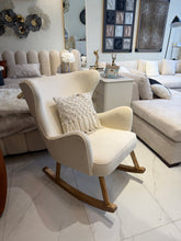 Plush Rocking chair Boucle