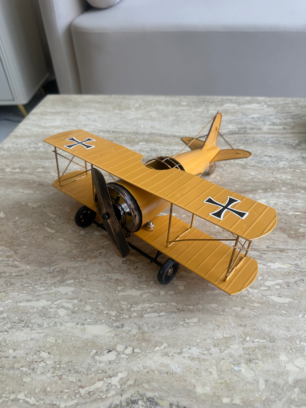 Decorative Air Plane Yellow 07