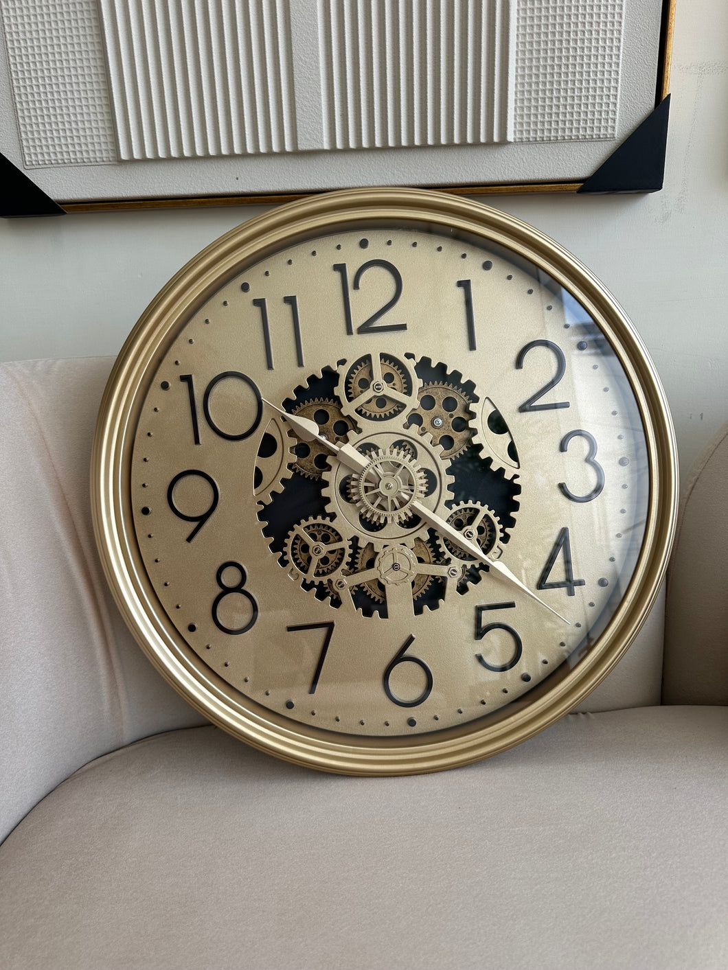 Mechanical Wall Clock Gold 20