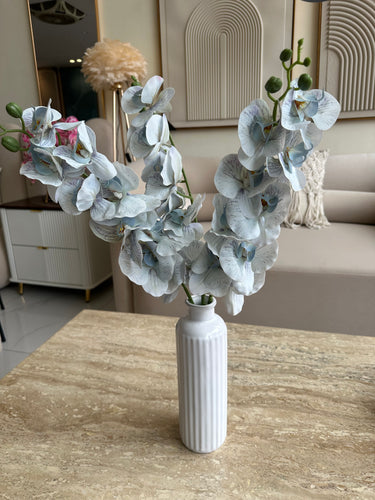 Orchids Artificial Flowers light blue 013
