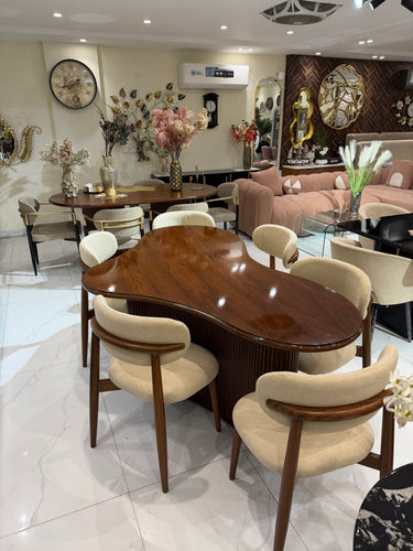 Irregular dining table