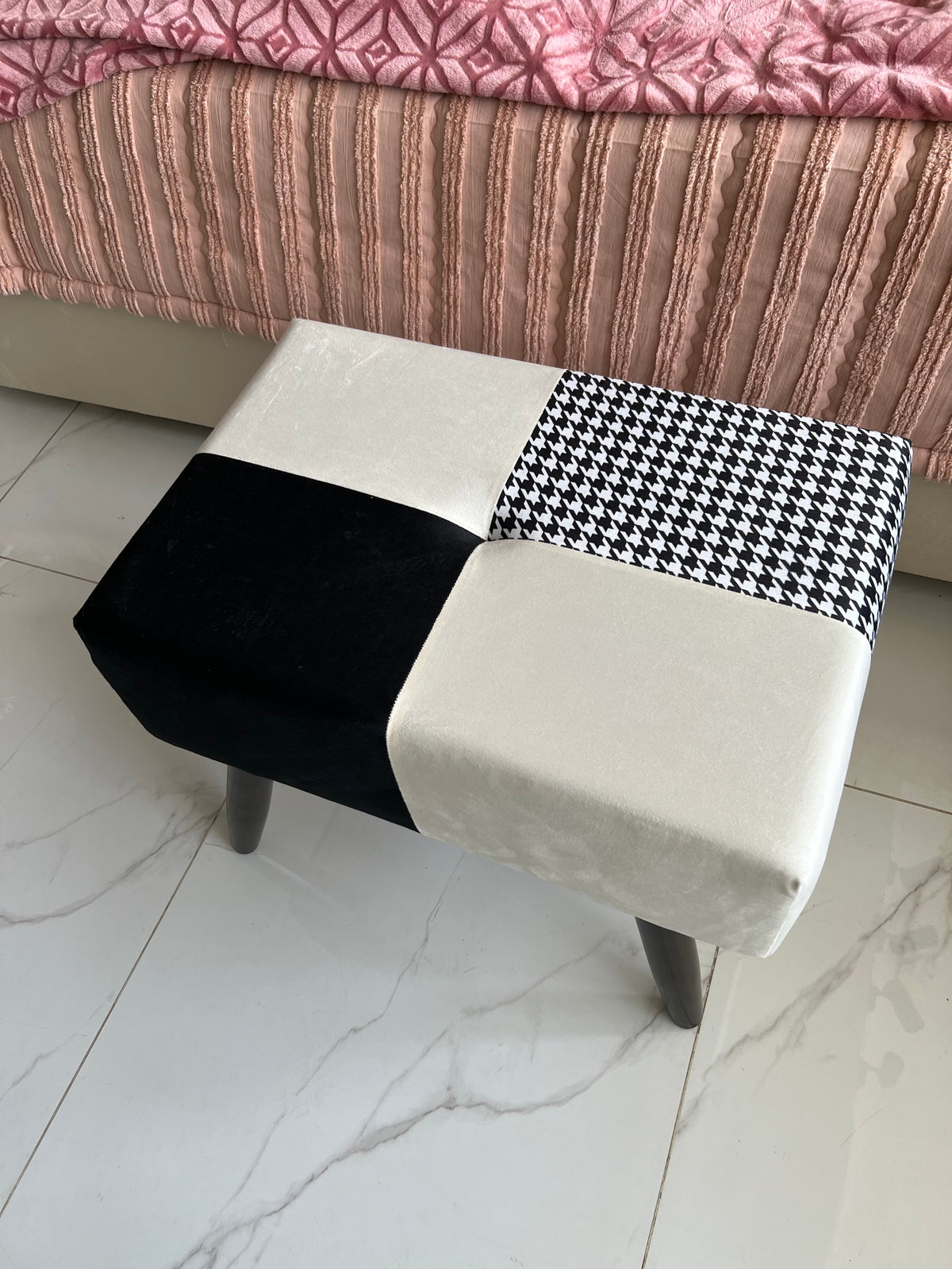 Patchwork stool 008