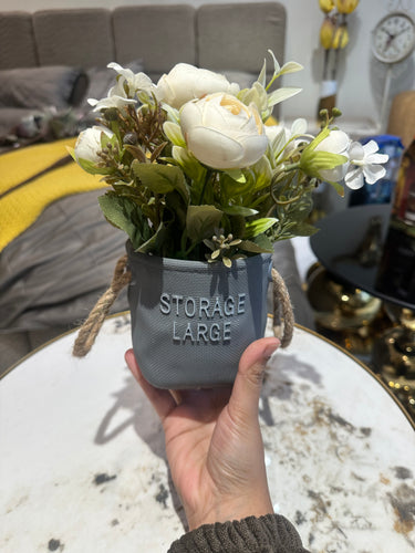 Rose Planter White 003