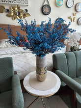 Faux Eucalyptus Spray Blue