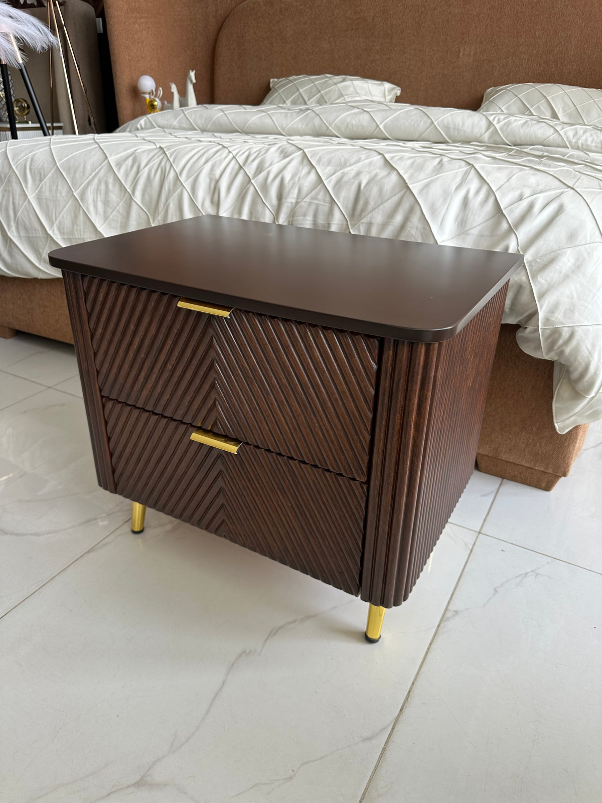 Espen Side Table Dark Brown