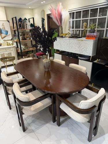 Ashwood Dinning Table with Ladderback Chairs