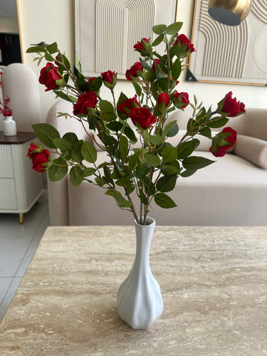 Small Rose flowers stem Red