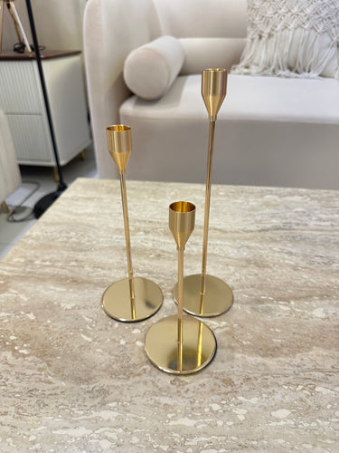 Set of 3 candle stands medium 012
