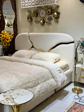 White Fur Bed Spread