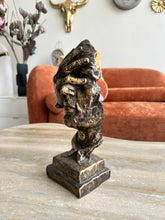 Hand face silent man decor