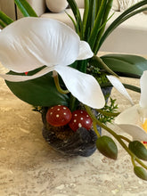 White orchids flower arrangement