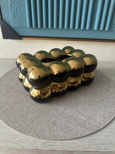 Gold & Black jewel Tissue box 012
