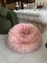 Pink Fur Bean Bag