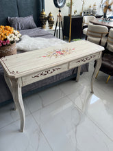 Floral Hand Painted Console