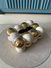 Gold & White jewel Tissue box 04