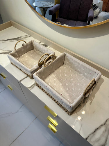 Hand Woven Rattan storage baskets 04