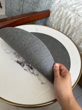 Leatherite Table mat Grey 001