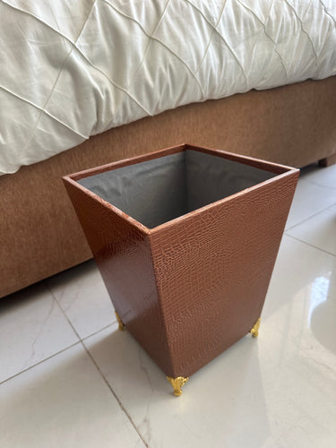 Leather Dust bin