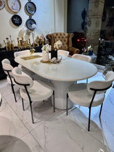 White table deco Dining Table Bouce chair