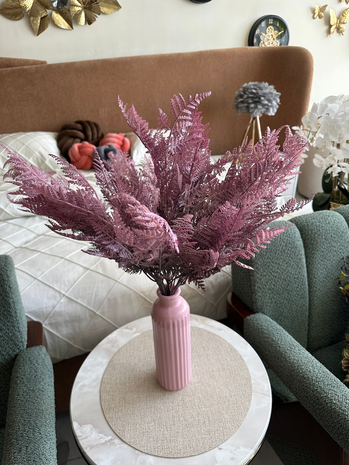 Pink Fern Stem